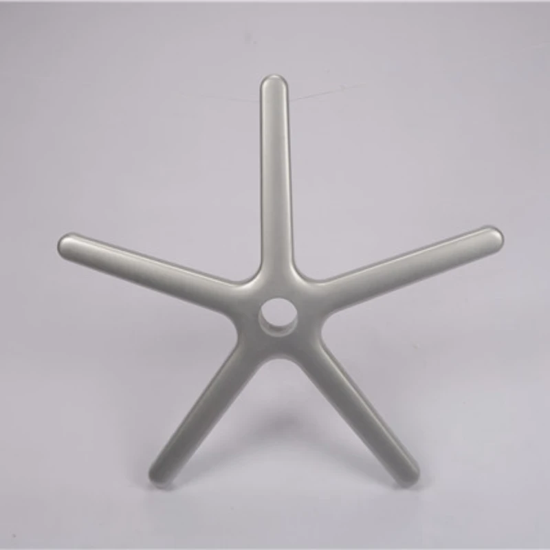 Five star Polishing Silver office aluminium chair base 300mm